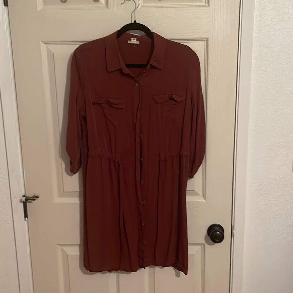 ANA Burgundy Dress. Size M.